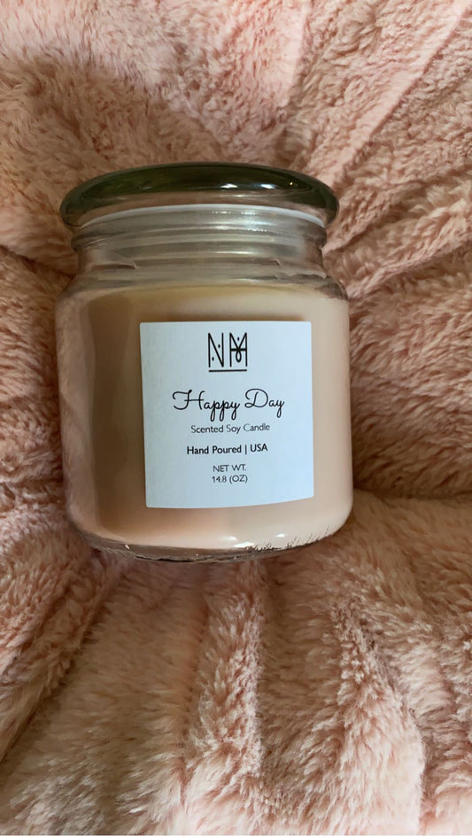 14.8 Oz Single Wick Scented Soy Candles