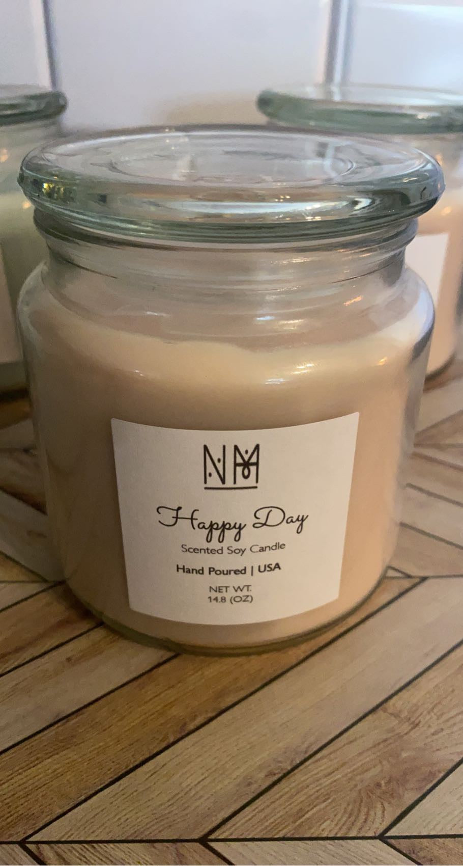 14.8 Oz Single Wick Scented Soy Candles